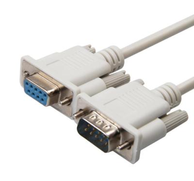 RS232 serial line extension cable 9-pin straight to the public PLC mother board