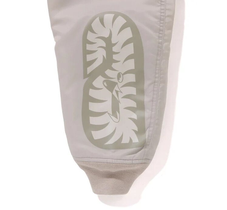 Pre-owned A Bathing Ape A Bathnig Ape Ladies' Shark Nylon Twill Ma-1 Jacket 1k80241005 In Pink