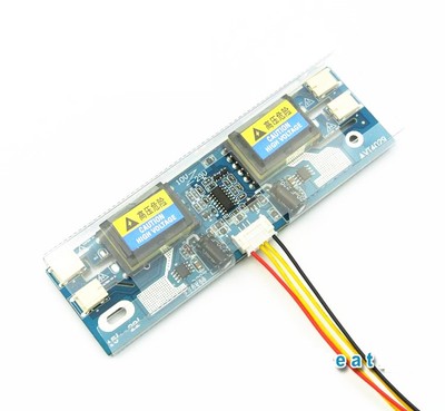 Universal CCFL Inverter LCD Monitor 4 Lamp 10-30V for Laptop 15-22'' Widescreen