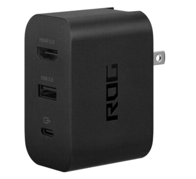 ASUS ROG 65W Gaming Charger Dock HDMI USB - AC65-03 - ROG Ally Type C - US