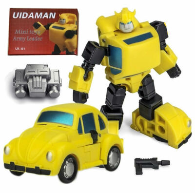 Kids Toy MFT Pocket Size Small Scale Vehicle Car Robot Figures Commander Team