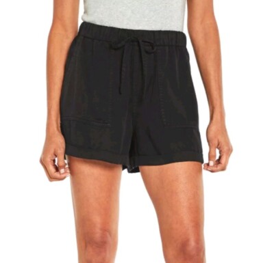 NEW Gap Ladies Tencel Shorts Size S Black C10