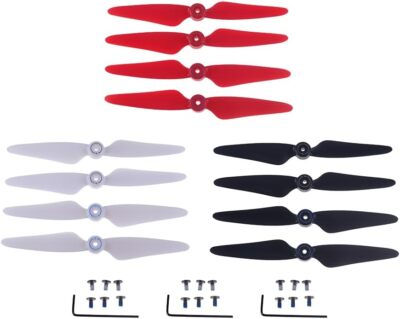 3 Sets Red White Black F7 Propellers Compatible with Bwine GB2 SJRC... 