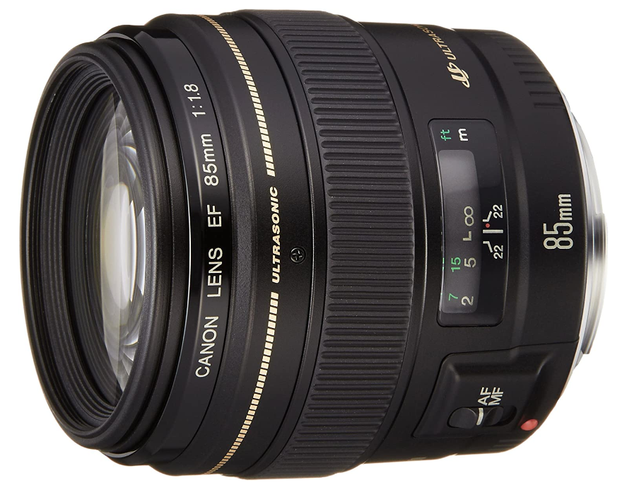 Canon Single Focus Lens EF85mm F1.8 USM Full Size Compatible