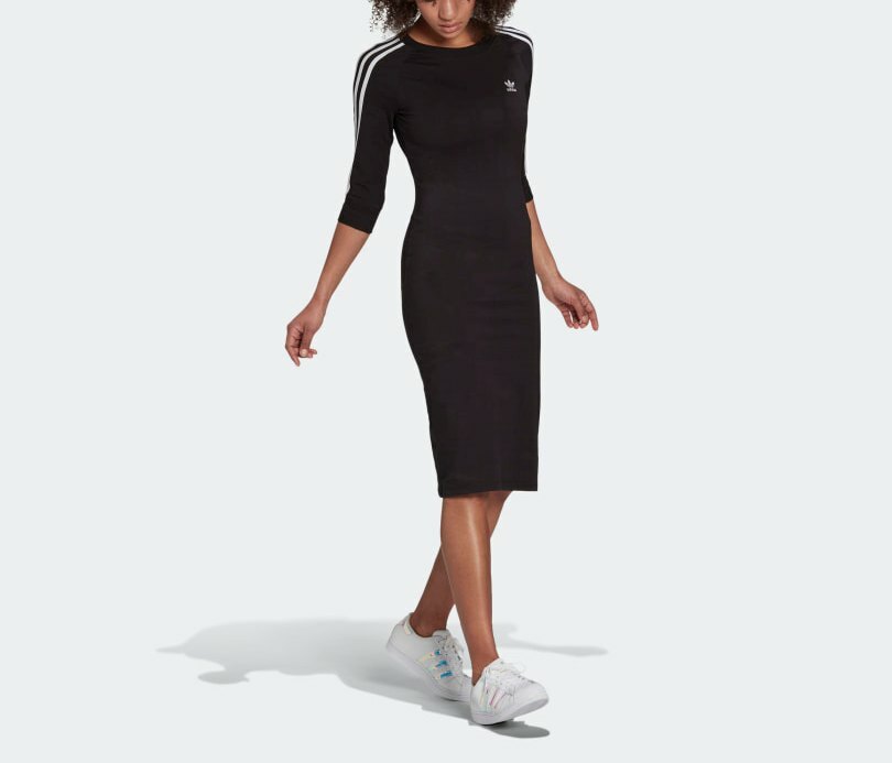 ☆Adidas☆Originals Organic Cotton Dress White adidas WMNS Originals Premium Crochet Dress Wonder White