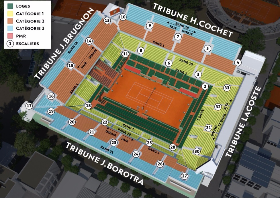 2 Tickets For French Open Women s Finals 10 June 2017 J Brugnon 