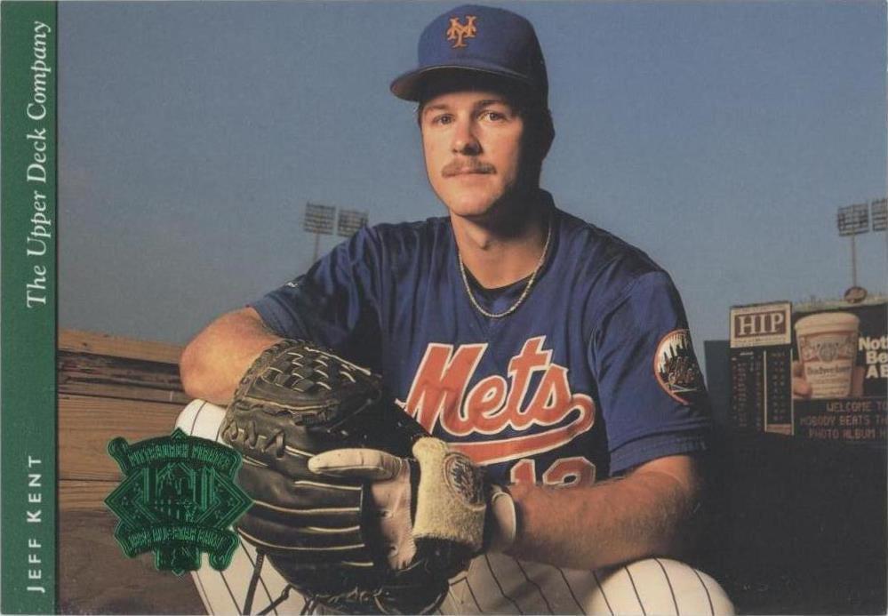 1994 Upper Deck Iooss Collection All-Star Jumbos - Dwight Gooden Jeff Kent #38