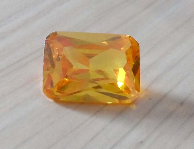 AAAAA Natural Yellow Sapphire Emerald Faceted Cut VVS Loose Gemstone U Pick Size