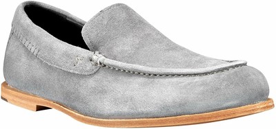 Pre-owned Timberland A21bd Men's Tauk Point Venetian Loafers-shoe, Grey Suede - 9 M Us In Gray