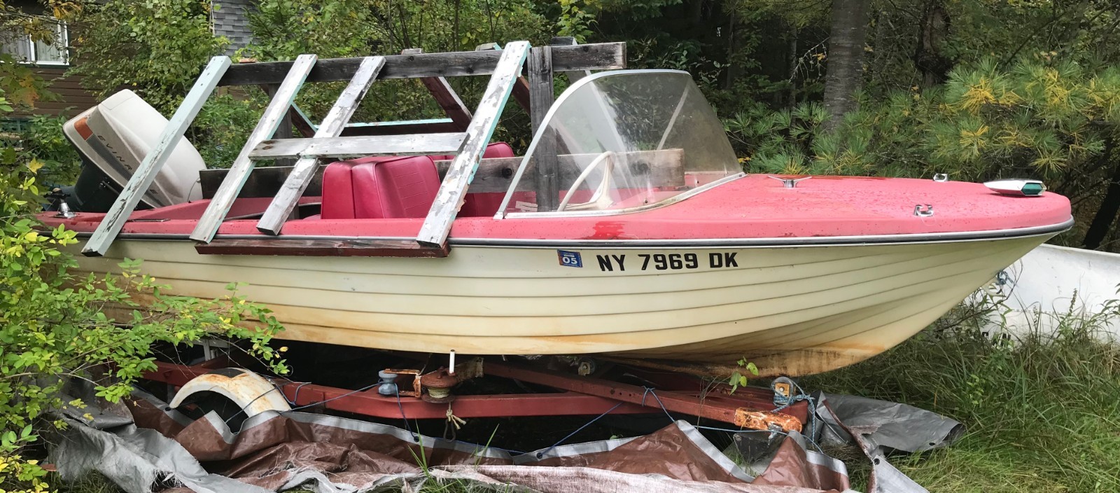 1970 Winner 14' Runabout & Trailer - New York