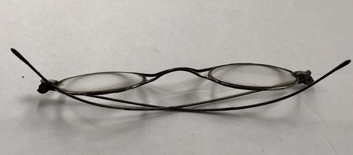 Antique French Oval Reading Eyeglasses Readers Wire Rim France Opera Style