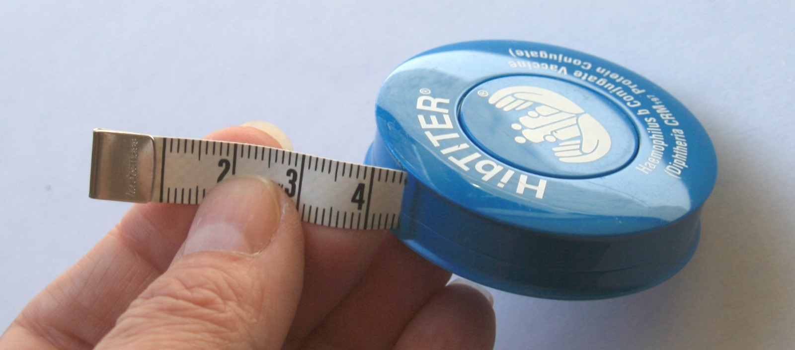 Vintage sewing tape measure sewing advertising HibTITER