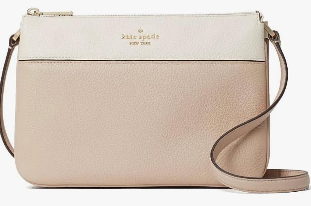 新品 Kate spade ローレルウェイ グリア ピンクベージュ×黒 3way 新品 Kate spade ローレルウェイ グリア ピンクベージュ×黒 3way