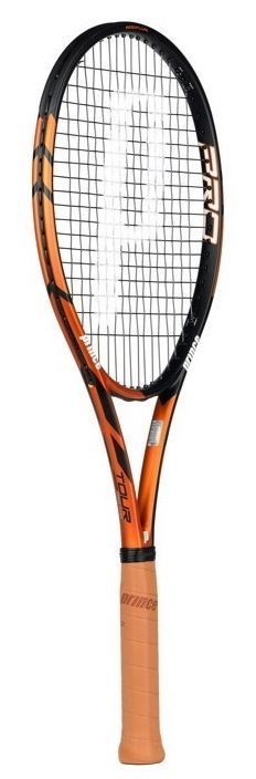 Prince Tennisschläger aus Graphit mit Bespannung/Belägen