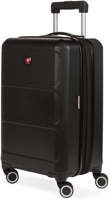 SwissGear 8090 Hardside Luggage Spinner Wheels Black Carry-On 20"