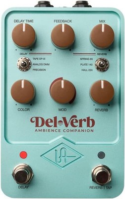 Universal Audio UAFX Del-Verb Ambience Companion Delay Reverb Pedal