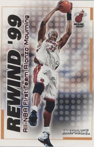 1999-00 Skybox Impact - Alonzo Mourning #17 RN