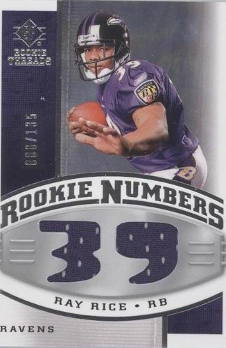 2008 SP Rookie Threads Ray Rice #RN-RR