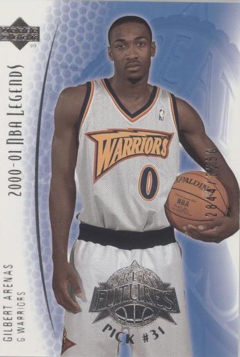 Leyendas de la NBA Upper Deck 2000-01 - Gilbert Arenas #102