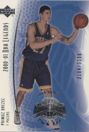 2000-01 Upper Deck NBA Legends - Primoz Brezec #101