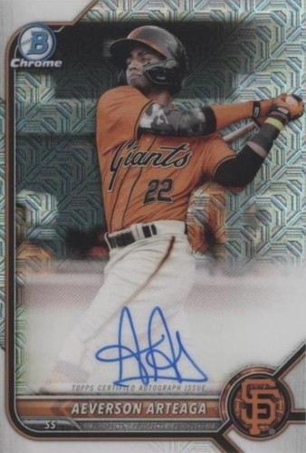 2022 Bowman - Aeverson Arteaga #BMA-AA