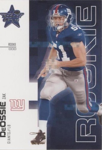 2007 Leaf Rookies & Stars Zak Deossie #190