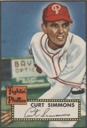 1952 Topps - Curt Simmons #203