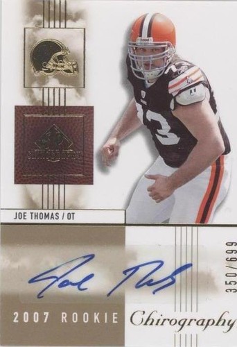 2007 SP Chirography Joe Thomas #147