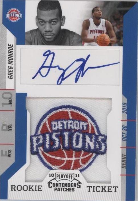 Parches Playoff Contenders 2010-11 - Greg Monroe #107