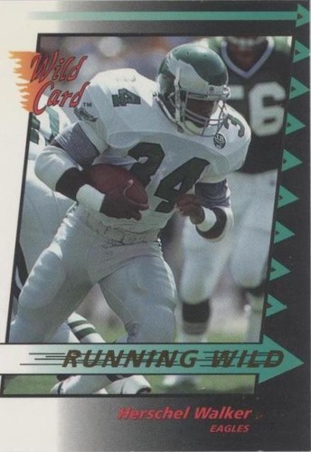 1992 Wild Card Herschel Walker #34