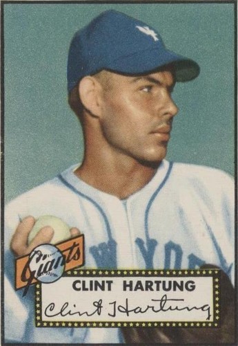 1952 Topps - Clint Hartung #141