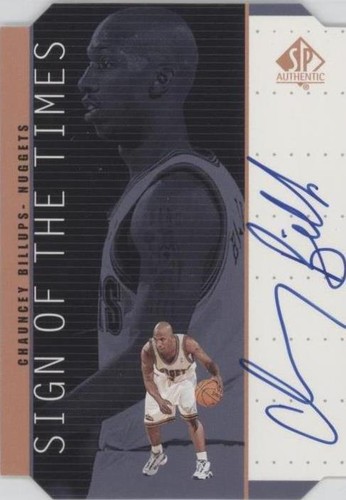 1998-99 SP Authentic - Chauncey Billups #CB