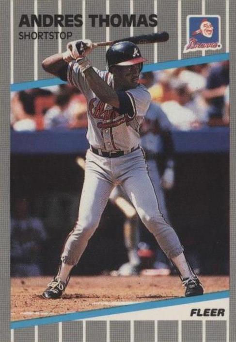 1989 Fleer - Andres Thomas #604