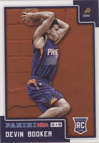 その他 Devin Booker RC auto panini hoops DEVIN BOOKER 15-16 Panini NBA Hoops RC ROOKIE ! PHOENIX SUNS