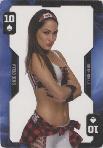 2019 Aquarius WWE Divas Evolution Playing Cards - Brie Bella #10S