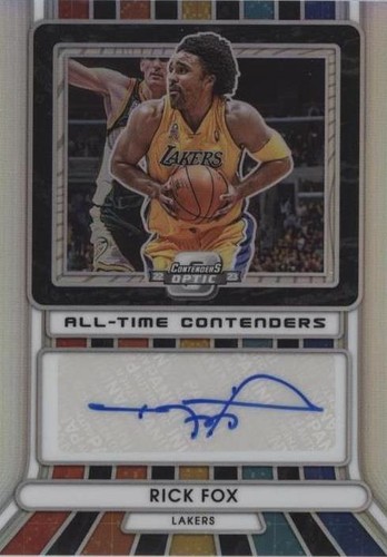2022-23 Panini Contenders Optic - Rick Fox #ATC-FOX