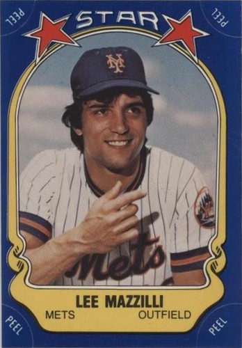 1981 Fleer Star Stickers - Lee Mazzilli #42