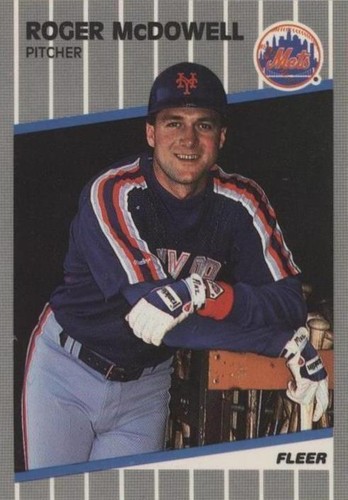 1989 Fleer - Roger McDowell #43