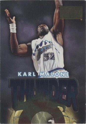 1996-97 Skybox Premium - Karl Malone/John Stockton #9