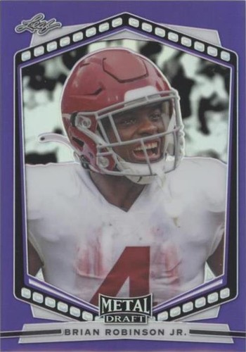 2022 Leaf Draft Brian Robinson Jr. #P-BRJ