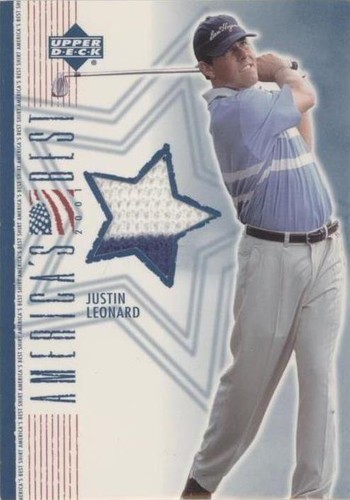 2002 Upper Deck - Justin Leonard #JL-AB