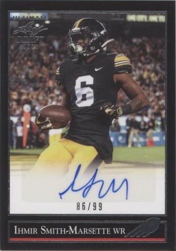 2021 Leaf Ultimate Draft Ihmir Smith-Marsette #BG-ISM