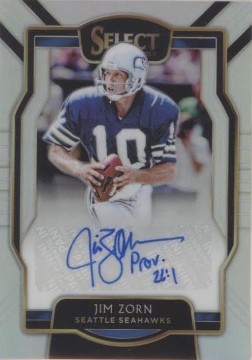 2018 Panini Select Jim Zorn #SP-JZ