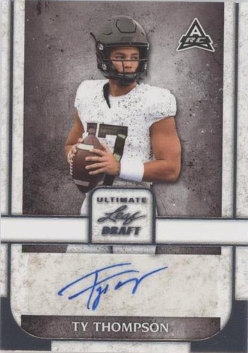 2022 Leaf Ultimate Draft Ty Thompson #BA-TT2