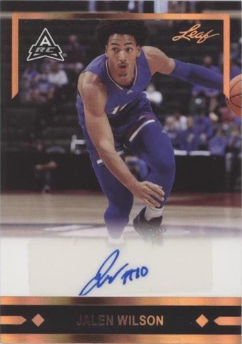 2021-22 Leaf Memories - Jalen Wilson #GLR-JW2