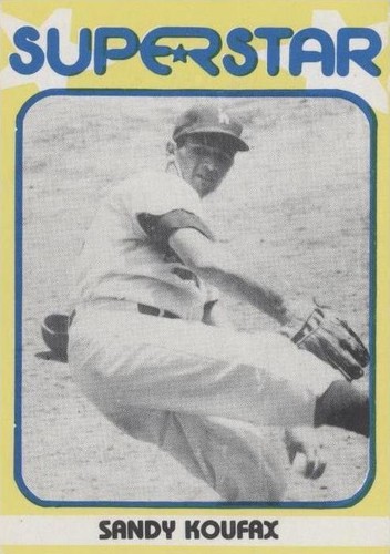 1980 TCMA Superstars - Sandy Koufax #13