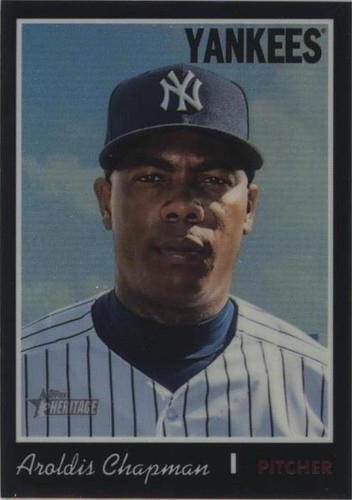 2019 Topps Heritage - Aroldis Chapman #THC-493
