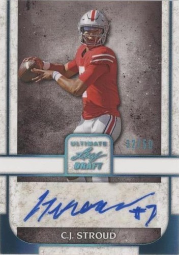 2022 Leaf Ultimate Draft C. J. Stroud #BA-CJS