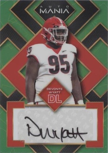 2022 Wild Card Auto Mania Devonte Wyatt #AM-SQ11