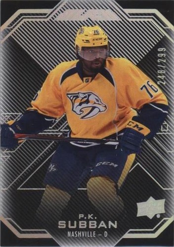 2016-17 UD Black - P. K. Subban #17